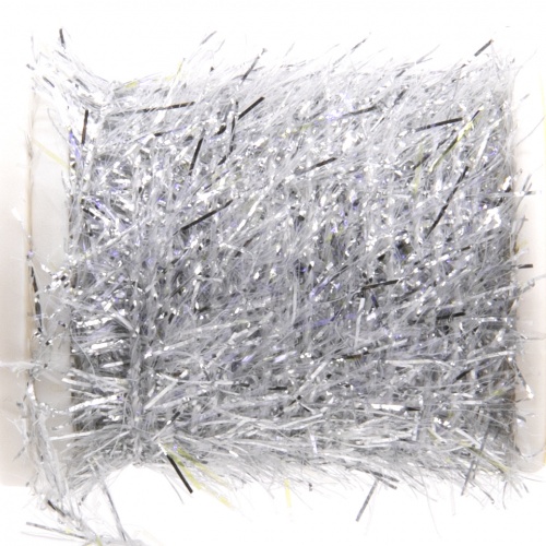 Veniard Uv Straggle Chenille Standard (3M) Silver Fly Tying Materials (Product Length 3.28 Yds / 3m)